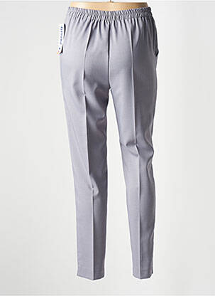 Pantalon slim talie înaltă talie înaltă gri GEVANA femeie