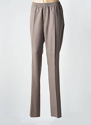 Pantalon slim maro LUIGI MORINI femeie