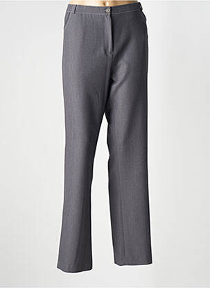 Pantalon drept gri PLURIELLES femeie