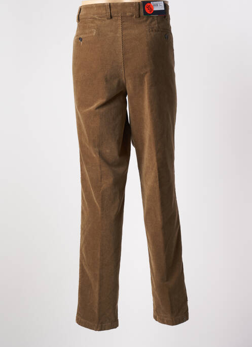 Pantalon chino maro SAN SIRO bărbat