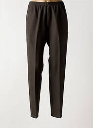 Pantalon drept talie înaltă talie înaltă verde PIERRE D'ARLANC femme