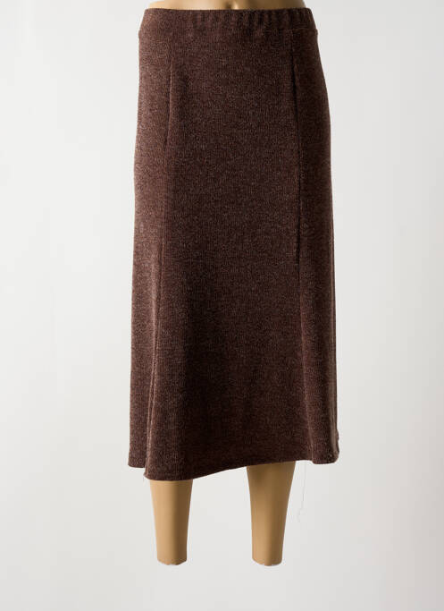 Fustă lungă maro NAYAT femeie