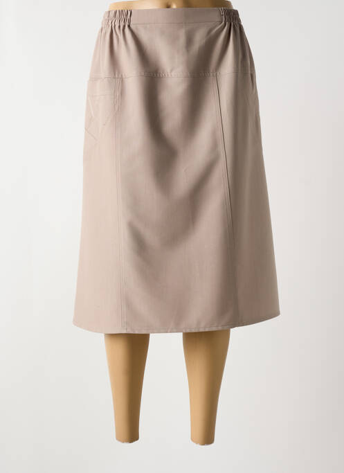 Fustă midi bej PLURIELLES femeie