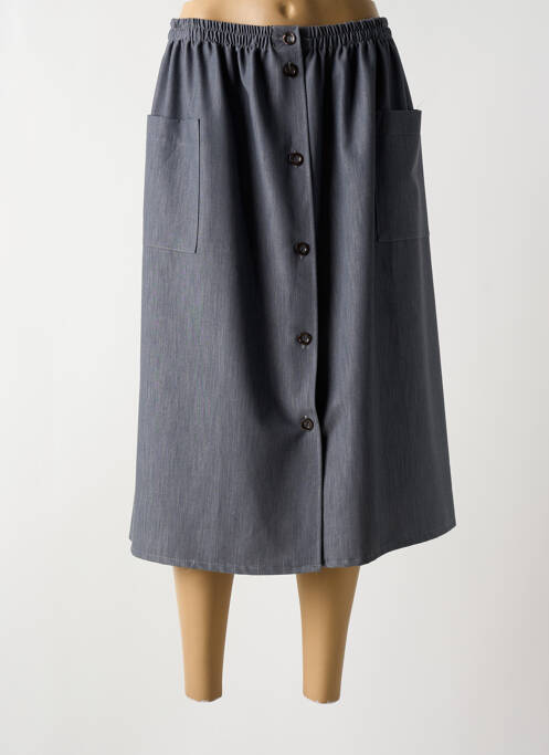 Fustă midi gri PLURIELLES femeie