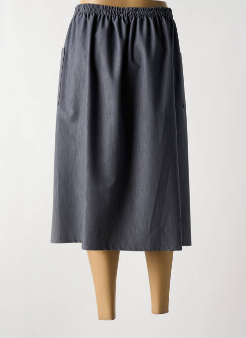 Fustă midi gri PLURIELLES femeie