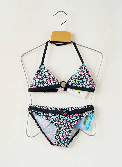 Costum de baie din două piese negru LAGON BLEU fată