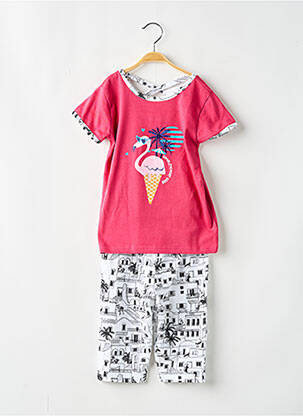 Pijama roz ROSE POMME fată