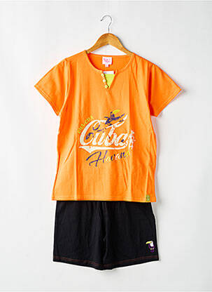 Pijama portocaliu ROSE POMME băiat