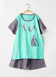 Pijama guler rotund albastru ROSE POMME garcon