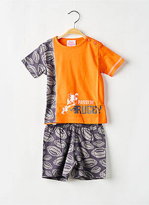 Pijama portocaliu ROSE POMME băiat
