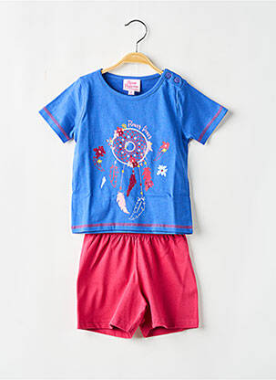 Pijama imprimeu fantezie albastru ROSE POMME fată