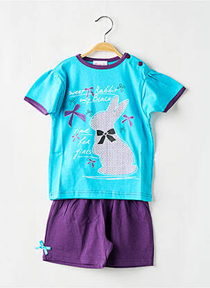 Pijama albastru ROSE POMME fată