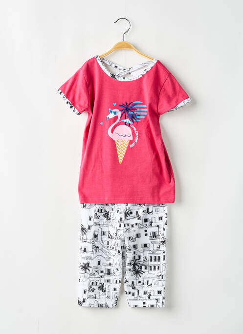 Pijama roz ROSE POMME fată