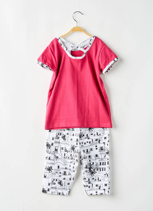 Pijama roz ROSE POMME fată