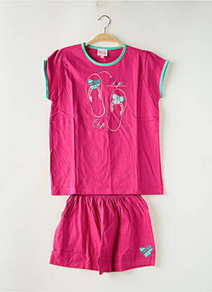 Pijama talie elastică roz ROSE POMME fată