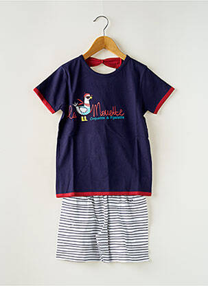 Pijama albastru ROSE POMME fată