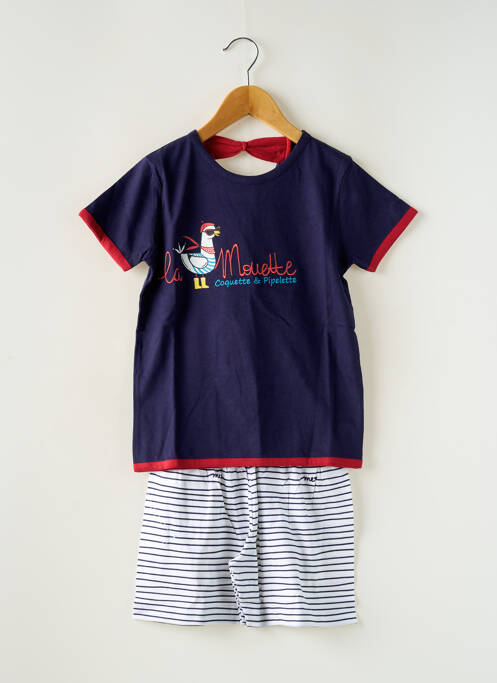 Pijama albastru ROSE POMME fată