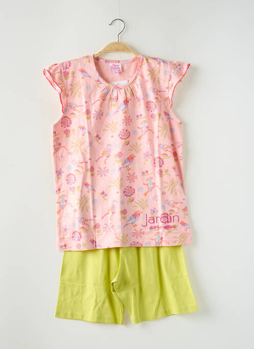 Pijama roz ROSE POMME fată