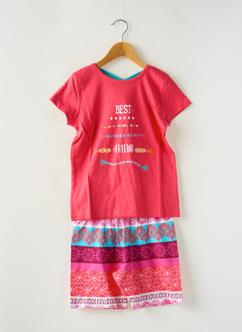 Pijama roz ROSE POMME fată