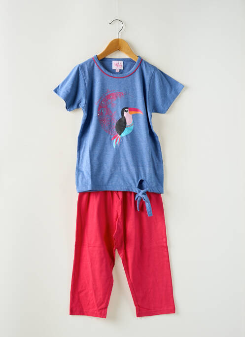 Pijama albastru ROSE POMME fată