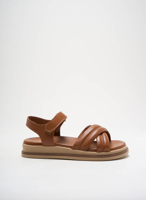 Sandale/Pantofi decupați maro SMS femeie