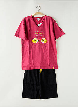 Pijama pantaloni scurți roz ROSE POMME bărbat