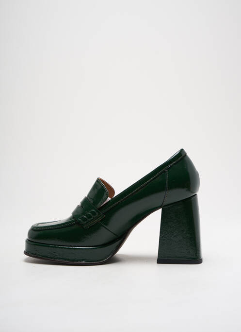 Mocasini verde REQINS femeie