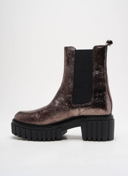 Botine/Ghete maro REQINS femeie