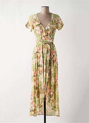 Rochie lungă verde BANANA MOON femeie