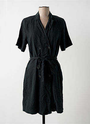 Rochie scurtă mâneci scurte mâneci scurte negru ICHI femeie