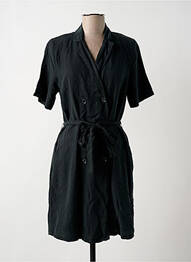 Rochie scurtă mâneci scurte mâneci scurte negru ICHI femme