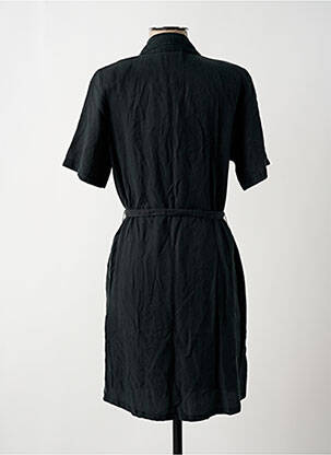 Rochie scurtă mâneci scurte mâneci scurte negru ICHI femeie