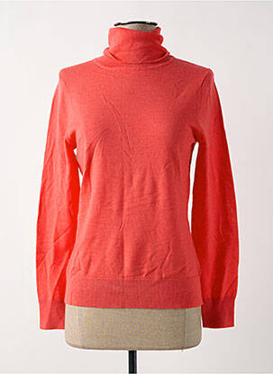 Pulover cu guler înalt elasticitate mâneci lungi portocalie MAUD & SACHA femeie