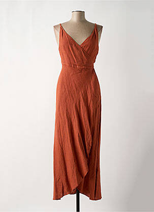 Rochie lungă portocaliu BANANA MOON femeie