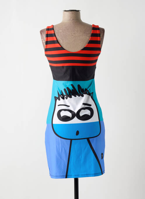 Rochie scurtă albastru VOLT DESIGN femeie