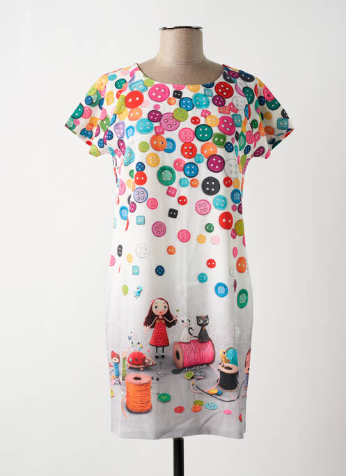 Rochie scurtă alb ANATOPIK femeie