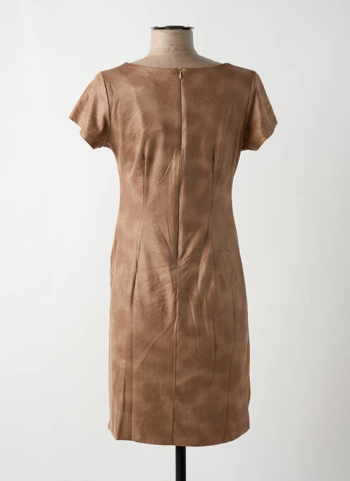 Rochie scurtă maro REVD'ELLE femeie