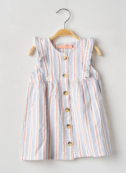 Rochie midi alb WEEK END A LA MER fată