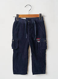 Pantalon croială dreaptă talie elastică albastru WEEK END A LA MER garcon