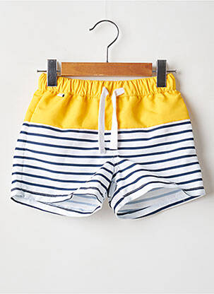 Șort de baie galben WEEK END A LA MER băiat