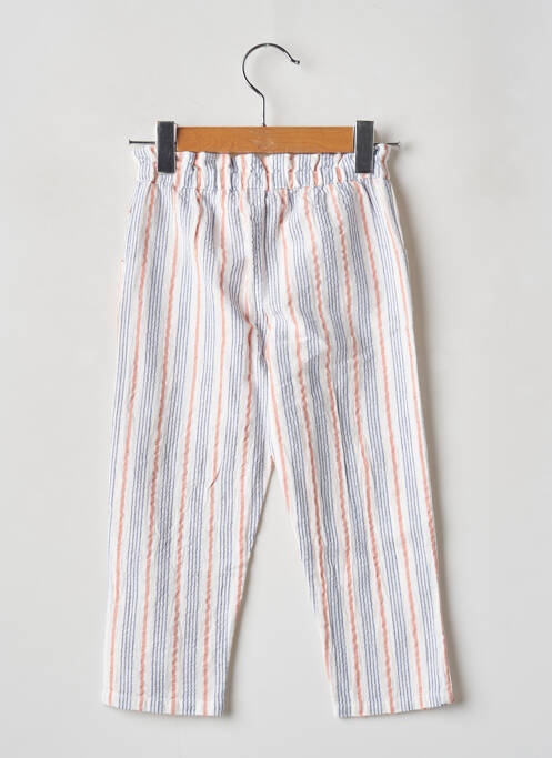 Pantalon drept alb WEEK END A LA MER fată