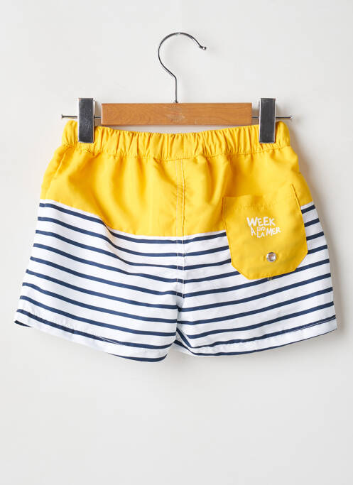 Șort de baie galben WEEK END A LA MER băiat