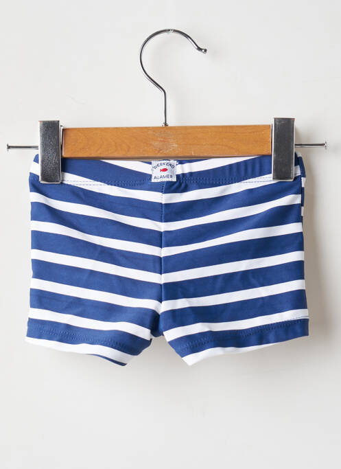 Șort de baie albastru WEEK END A LA MER băiat
