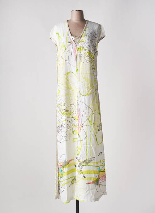 Rochie lungă alb ELISA CAVALETTI femeie