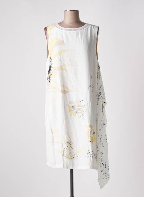 Rochie midi alb ELISA CAVALETTI femeie