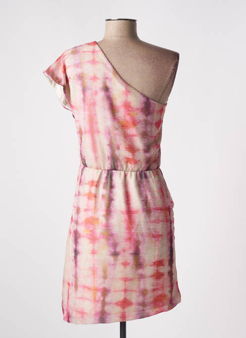 Rochie midi roz IMPREVU femeie