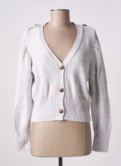 Vestă cu mâneci lungi alb ONE STEP femeie