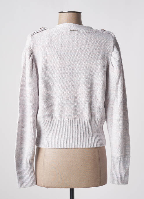 Vestă cu mâneci lungi alb ONE STEP femeie