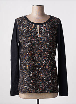 Pulover croială dreaptă mâneci lungi negru ONE STEP femeie