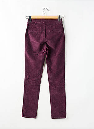 Pantalon slim buzunare violet LAUREN VIDAL femeie